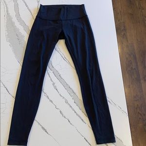 lululemon black wunder under leggings